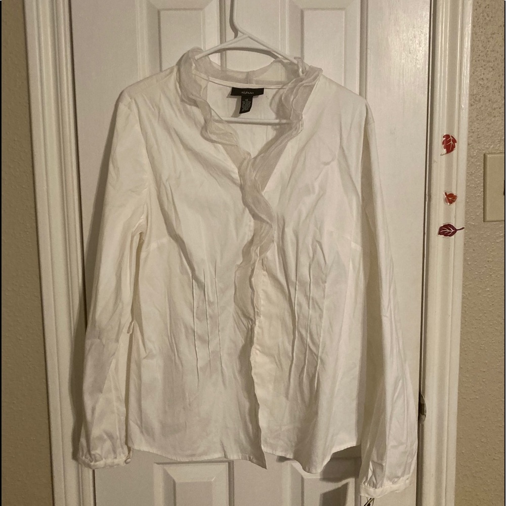 Alfani long sleeve blouse